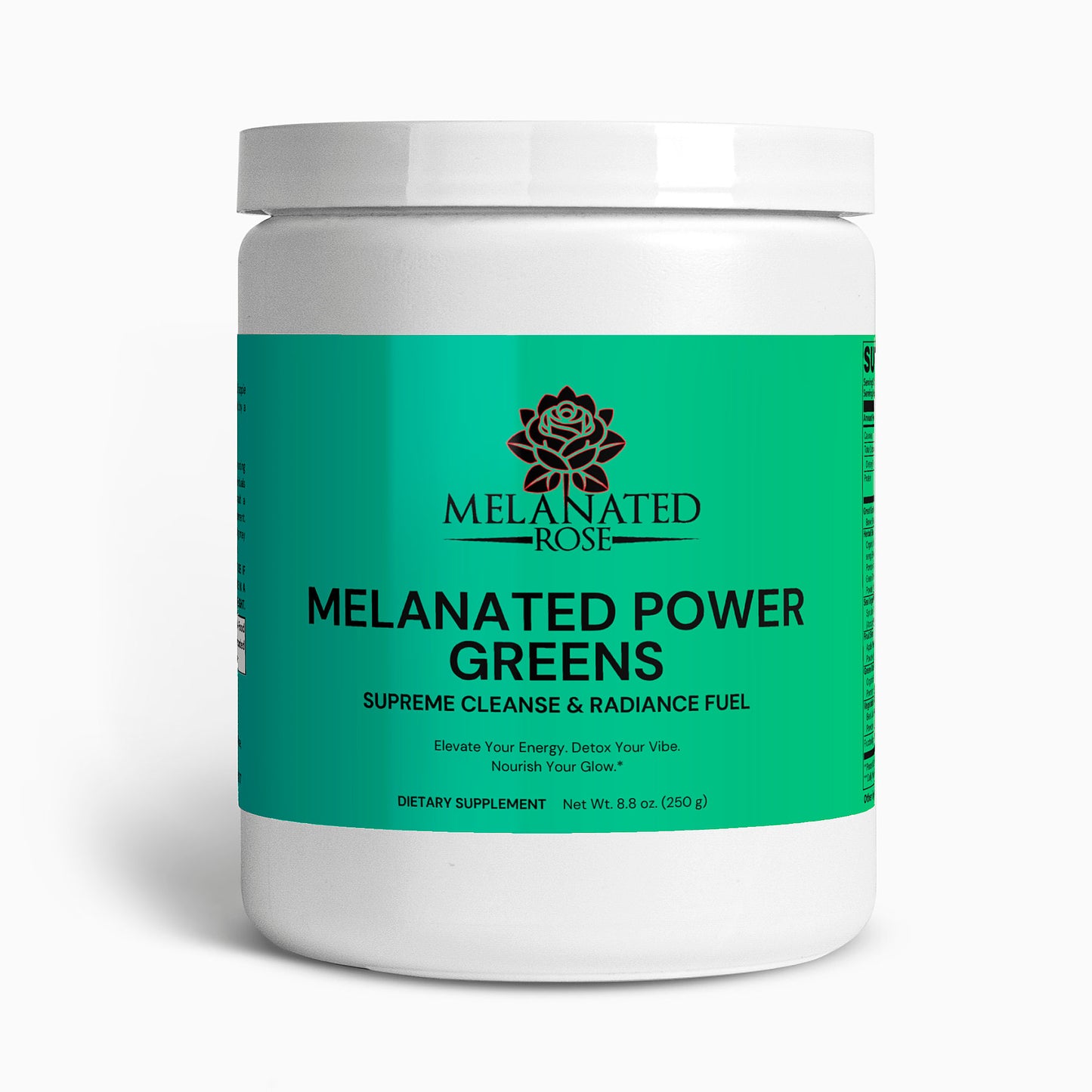 Melanated Power Greens - Supreme Cleanse & Radiance Fuel