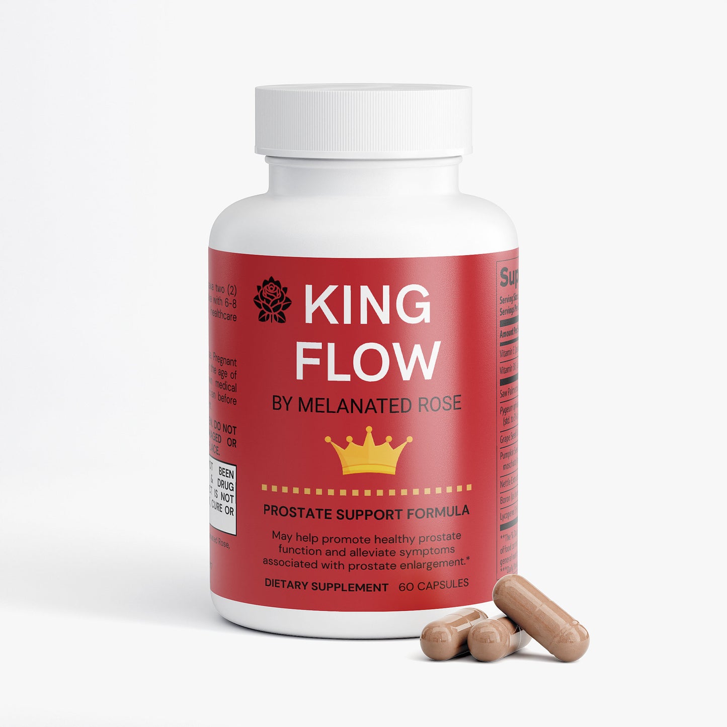 KING FLOW PROSTATE SUPPORT FORMULA by MELANATED ROSE