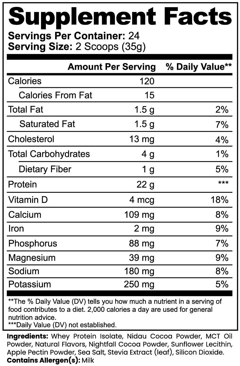 MELANATED POWER PROTEIN™ (Chocolate)