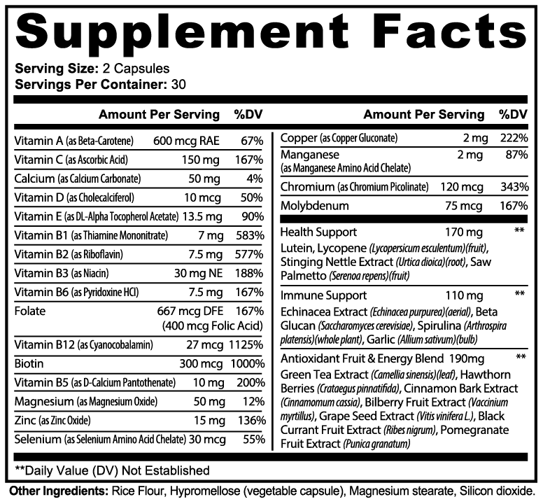 King Complete Multivitamin