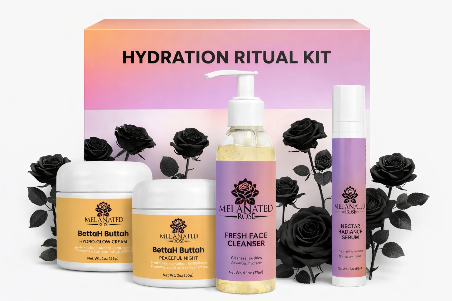 Hydration Skin Ritual Kit (Dry Glow Type) - For moisture thirsty skin