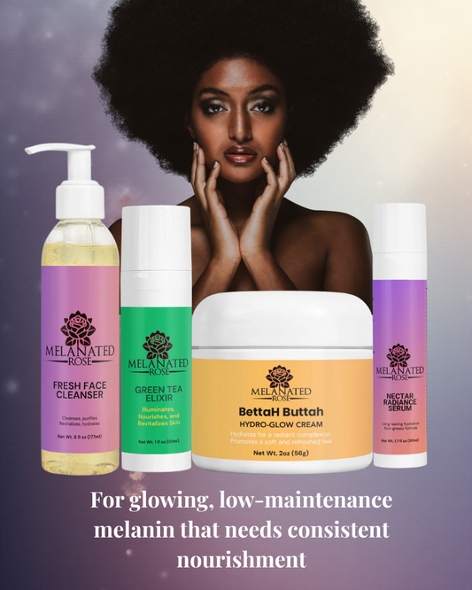 Natural Radiance Ritual Kit (Balanced Glow Type) - For glowing, low-maintenance melanin that needs consistent nourishment
