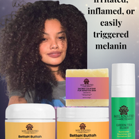 Sacred Calm Ritual Kit (Sensitive Glow Type) - For reactive, irritated, inflamed, or easily triggered melanin