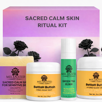 Sacred Calm Skin Ritual Kit (Sensitive Glow Type) - For reactive, irritated, inflamed, or easily triggered melanin