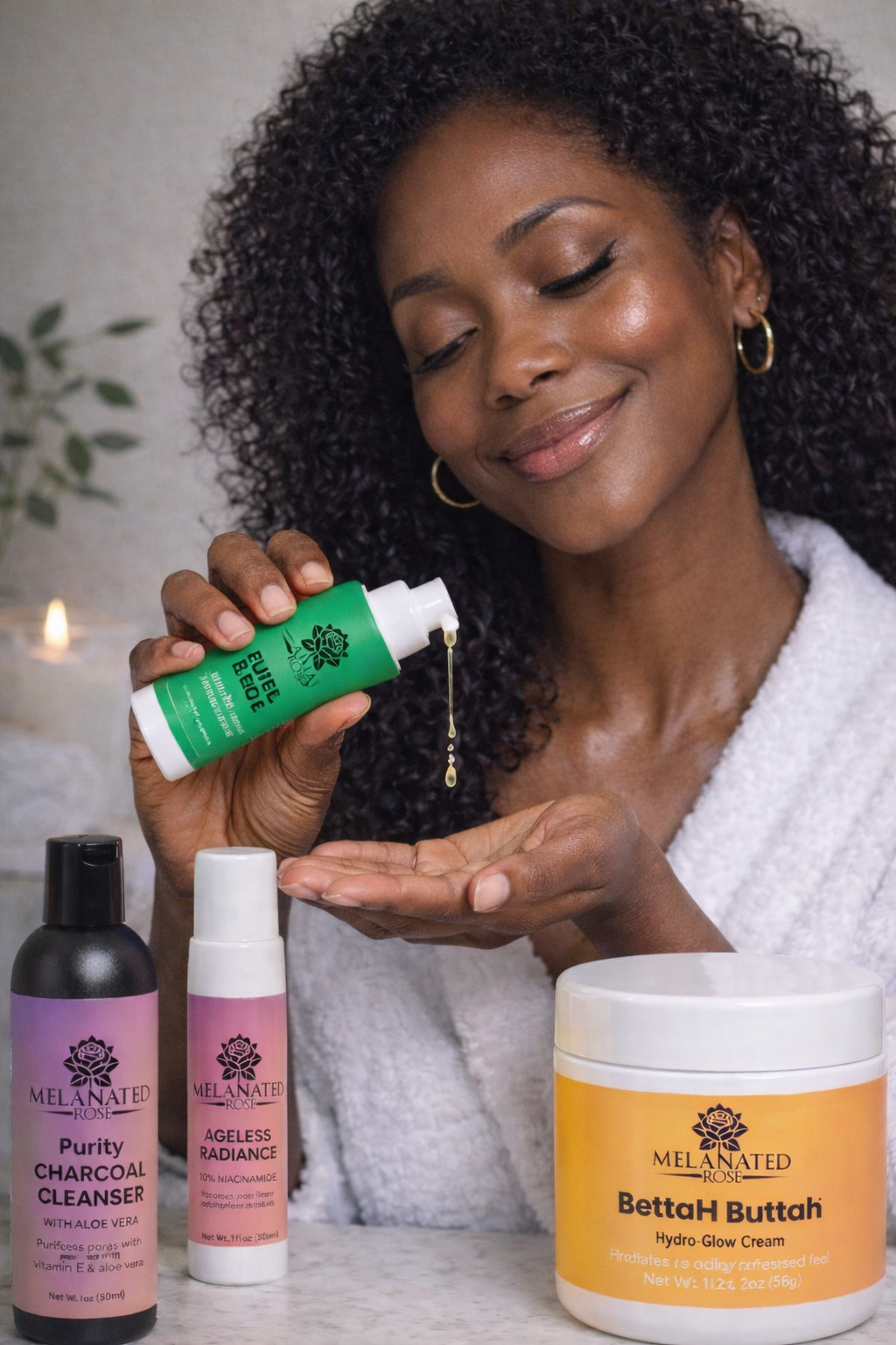 Purity Skin Ritual Kit (Oily Glow Type) - For clarity, balance, and purified melanin